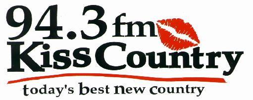 Kiss COuntry 94.3 Logo
