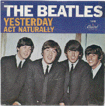 Yesterday / Act Naturally (Picture Sleeve)